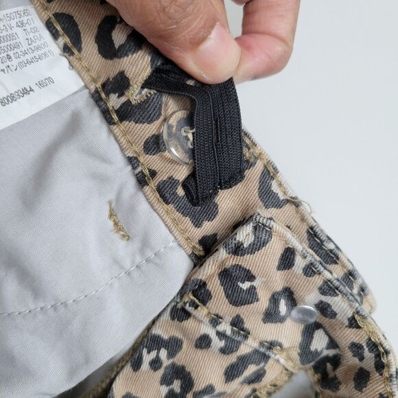 Zara Girls Leopard Pattern Jeans. Size 13/14 years - Picture 7 of 11